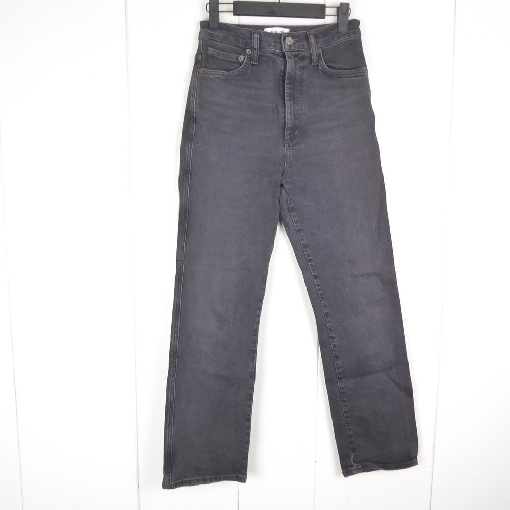 Agolde Jeans Womens SZ 25 Pinch High Waist Straight Leg Organic Cotton Stretch